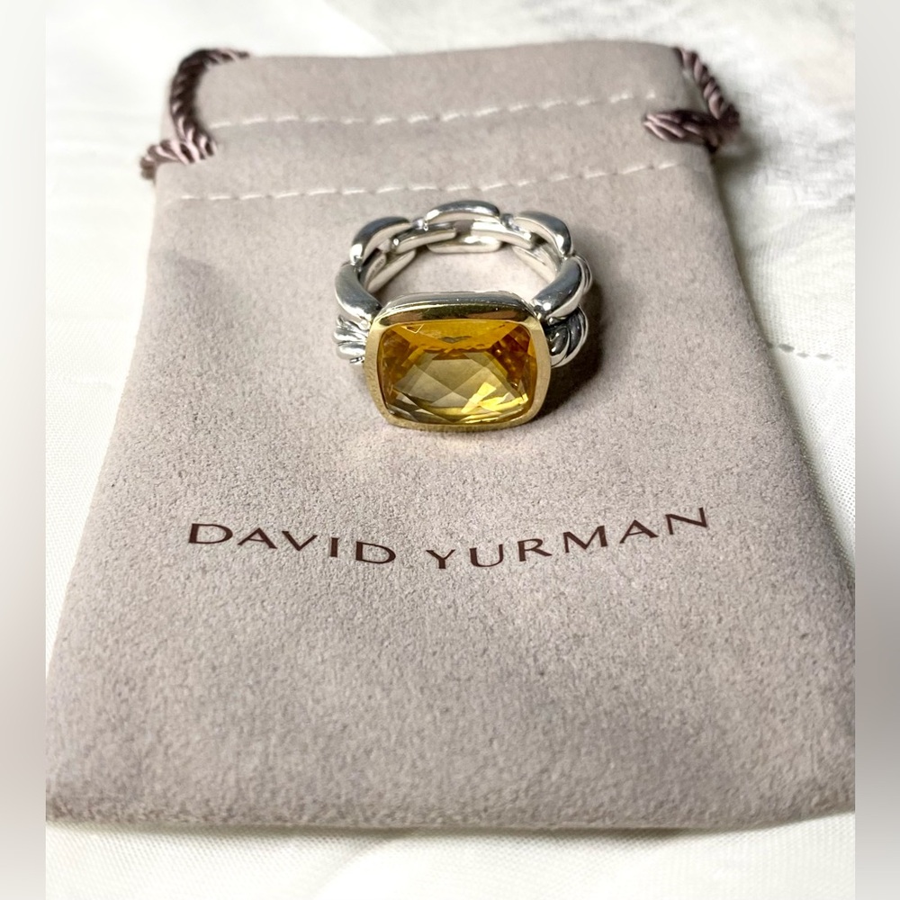 David Yurman Limited Edition Citrine Wheaton Ring - Picture 6 of 16